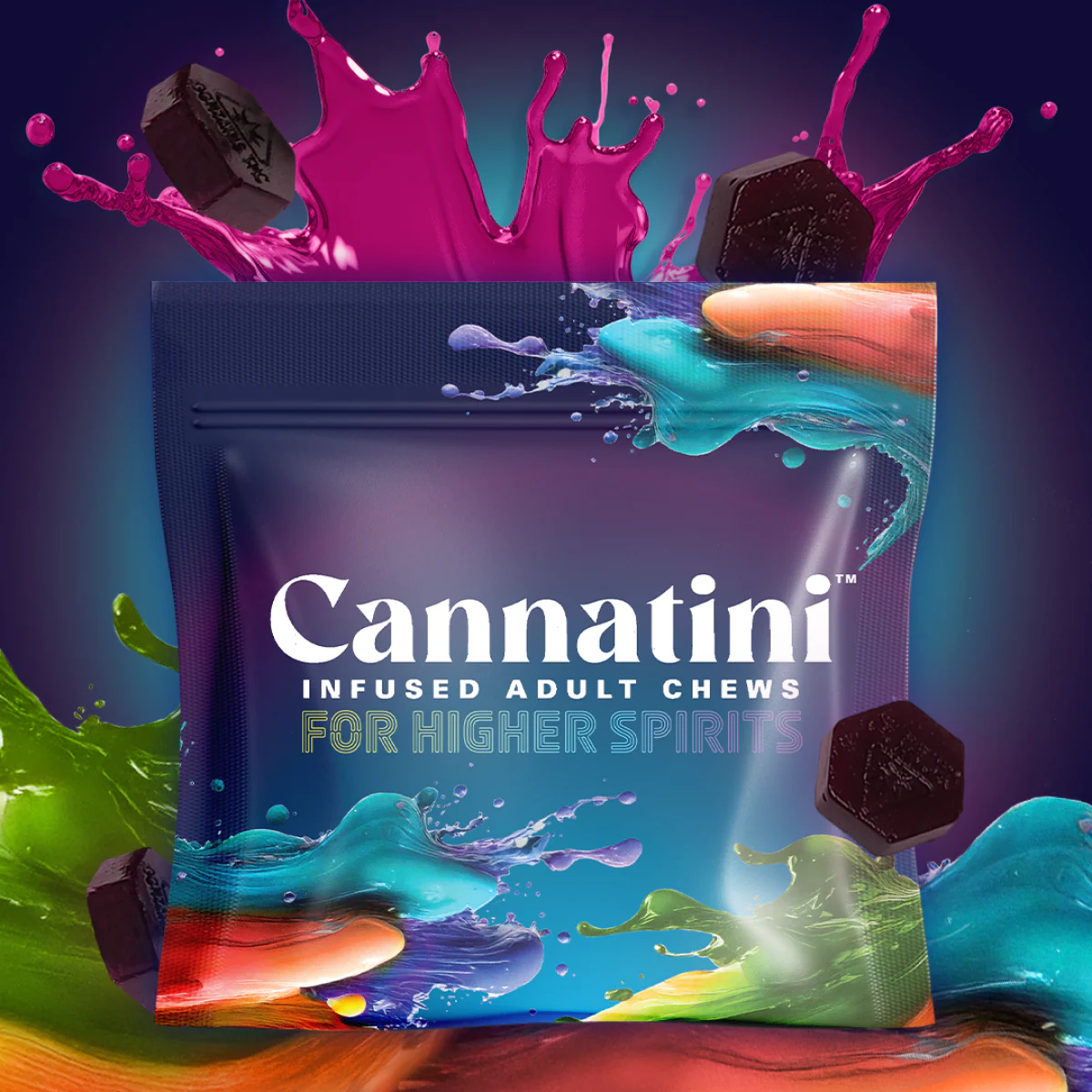 Cannatini Blackberry Martini 2:1:1:1