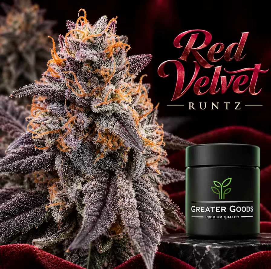Greater Goods Red Velvet Runtz Pre-Ground 28