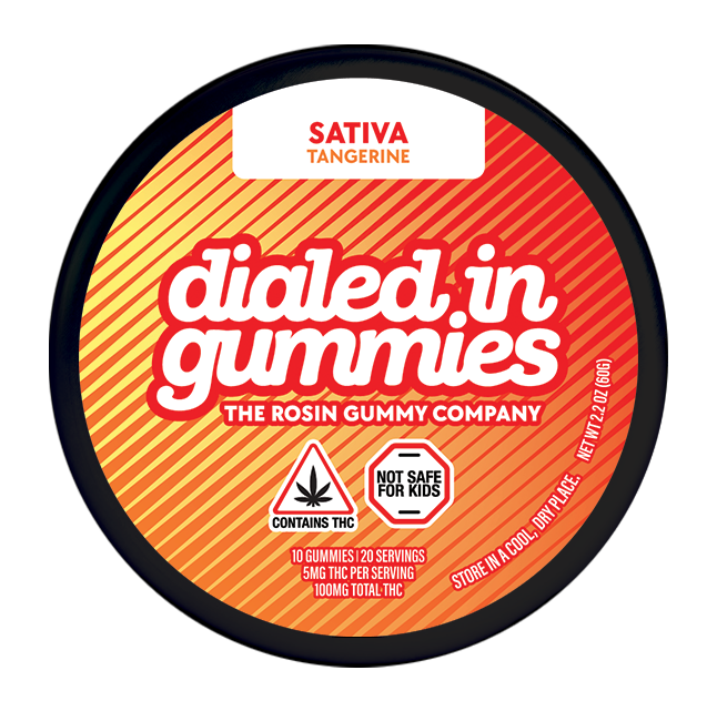 Dialed In Gummies Tangerine Rosin Gummies