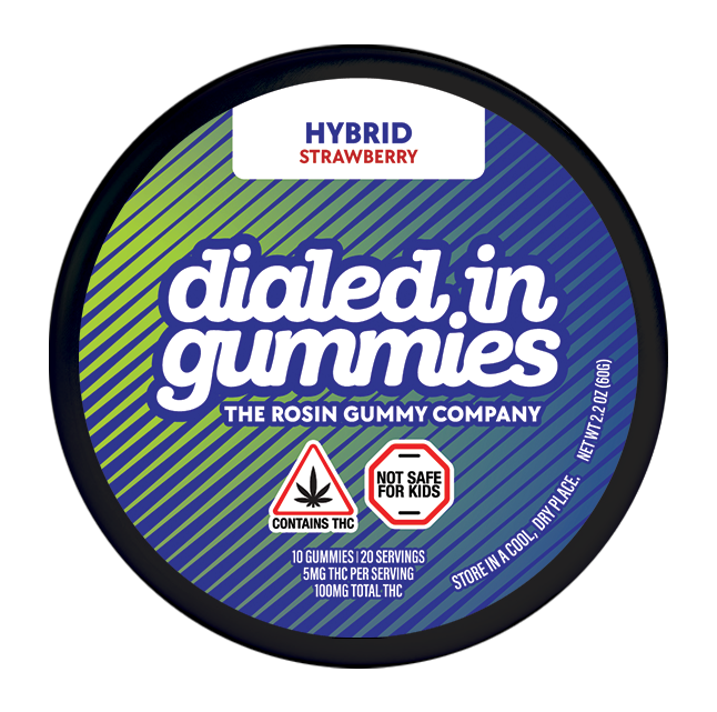 Dialed In Gummies Strawberry Rosin Gummies