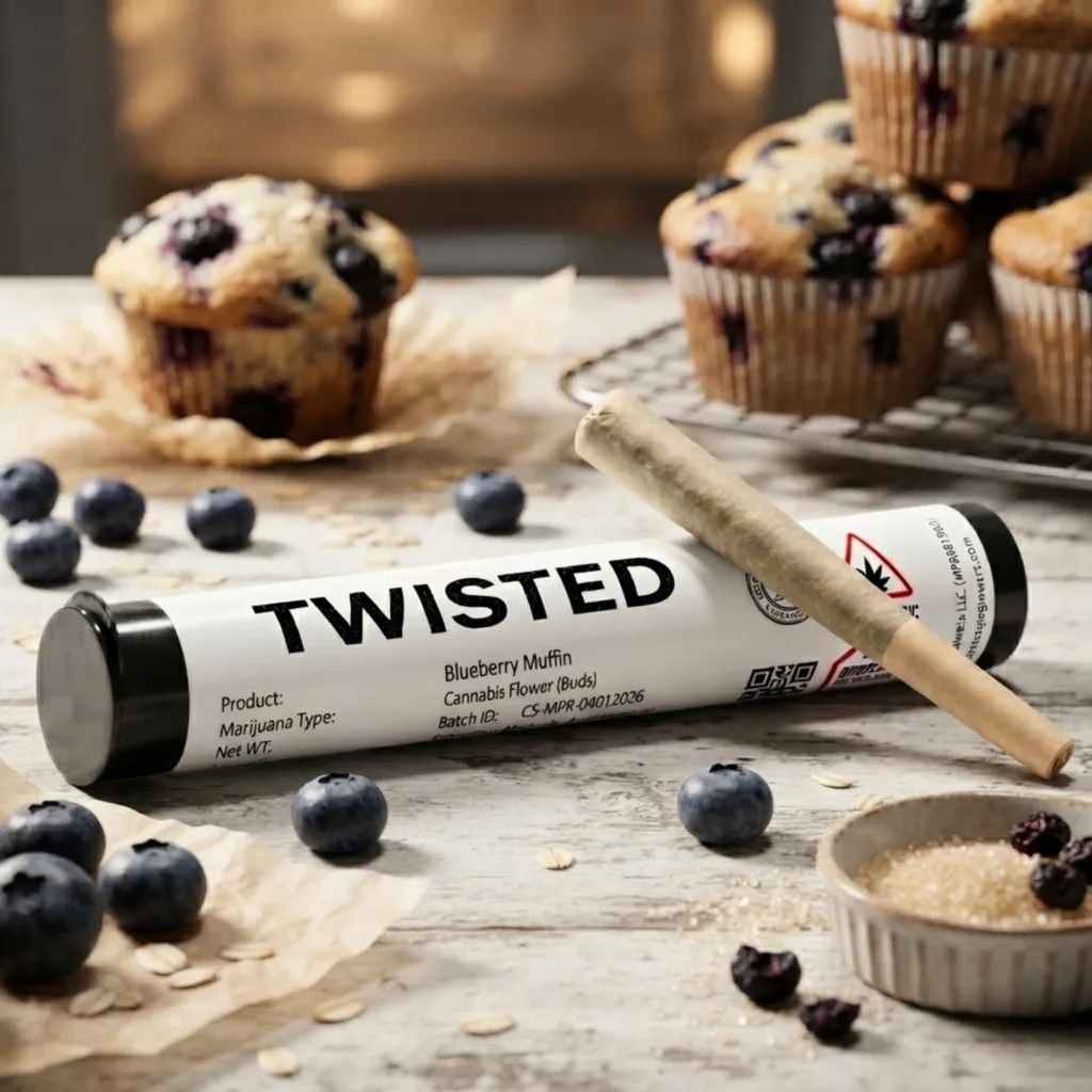 Twisted Growers Blueberry Muffin Infused Pre-Roll