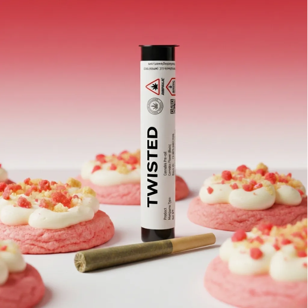 Twisted Growers Strawberry Cookies Pre-Roll